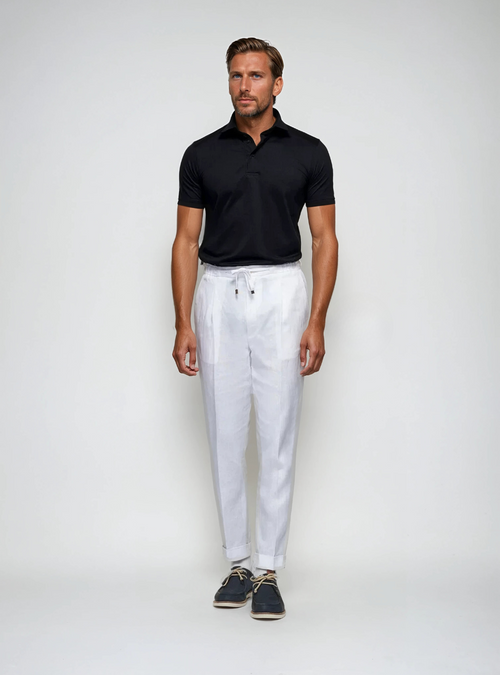 Black Performance Polo Shirt