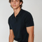 Buttonless Polo Shirt – Black