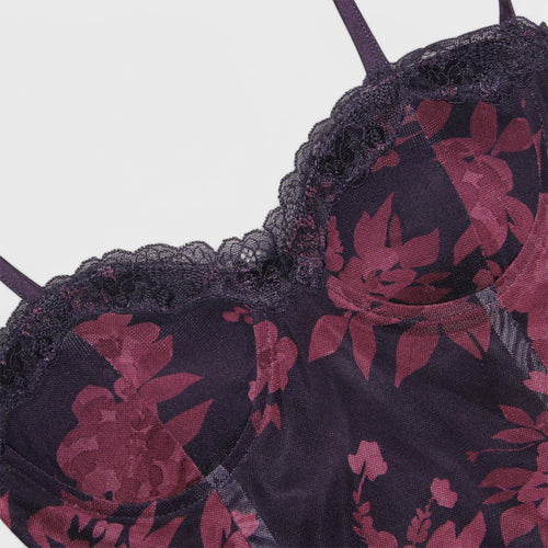 Long dress with narrow straps and a transparent fabric layer