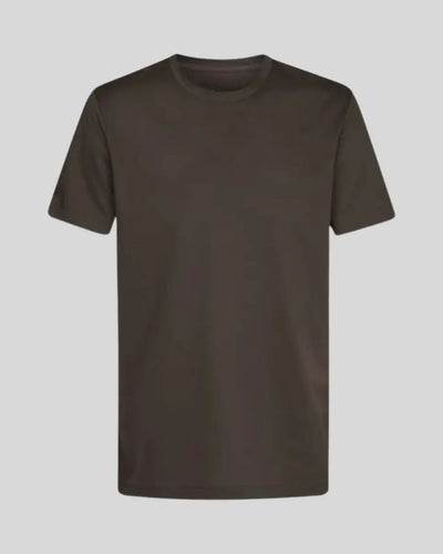 Cotton T-shirt – Brown