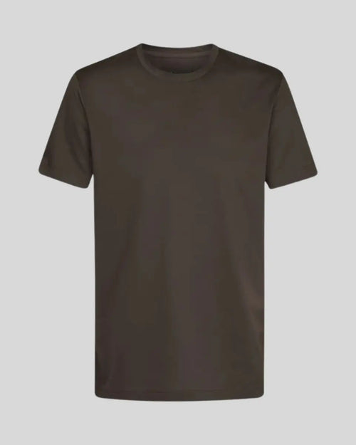 Cotton T-shirt – Brown