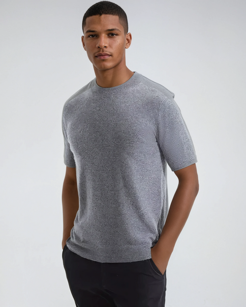 Grey Wool T-shirt