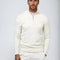 Essential Half Zip Sweater - White
