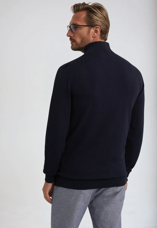 Half Zip Sweater – Navy