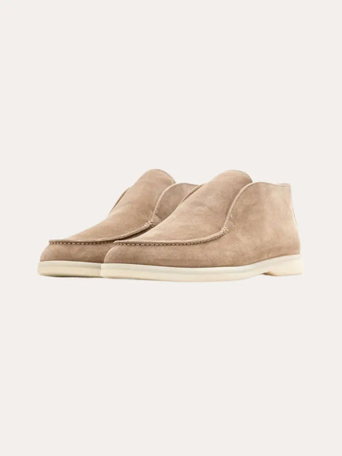 Suede City Loafers – Beige
