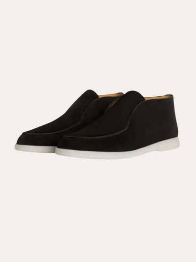 Suede City Loafers – Black