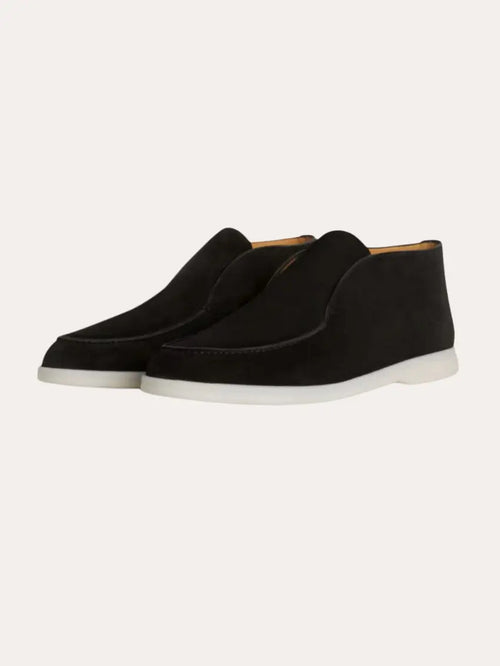 Suede City Loafers – Black
