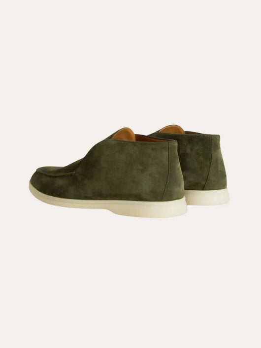 Suede City Loafers – Dark Green