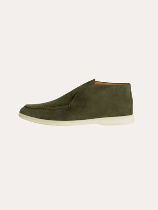 Suede City Loafers – Dark Green