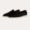 Suede Loafers – Black