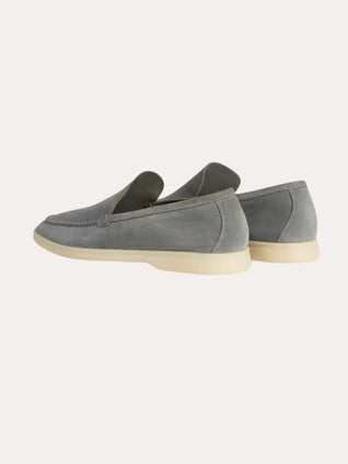 Suede Loafers – Dark Grey